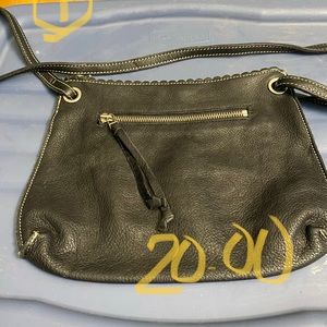 Roots small leather crossbody